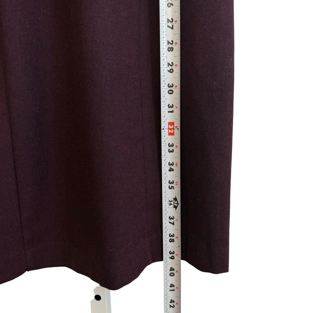 Banana Republic Wool Blend Black Rose‎ Career Dress Back Zip Women Size 6 #431